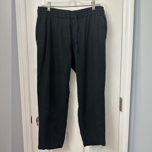 Old Navy black linen pants size M